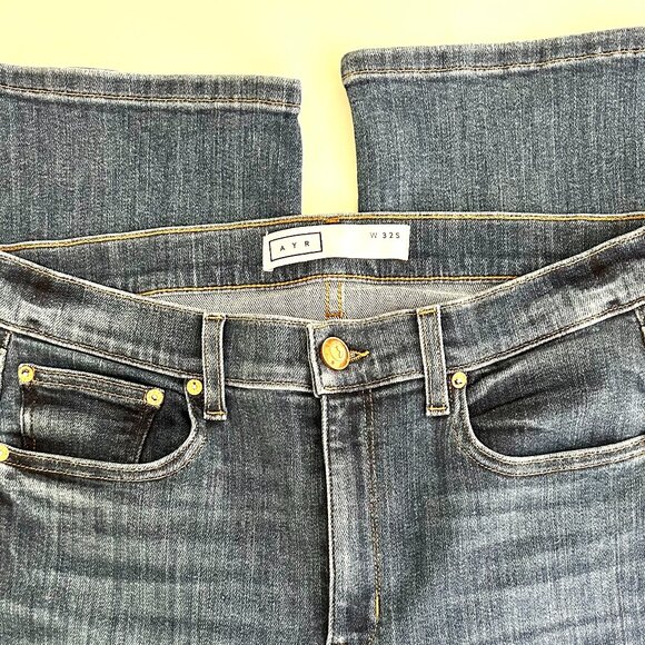 AYR The Pop High-Rise Straight Leg Crop in Icon Wash Size 32 Short - Picture 5 of 11